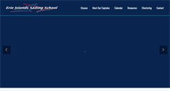 Desktop Screenshot of erieislandssailingschool.com